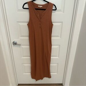 Z Supply Zelda Slub Maxi Dress size S